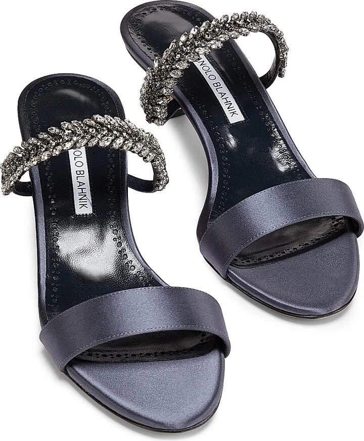 Women's Kifasan 50MM Mules - Navy - Size 12 - Image 4