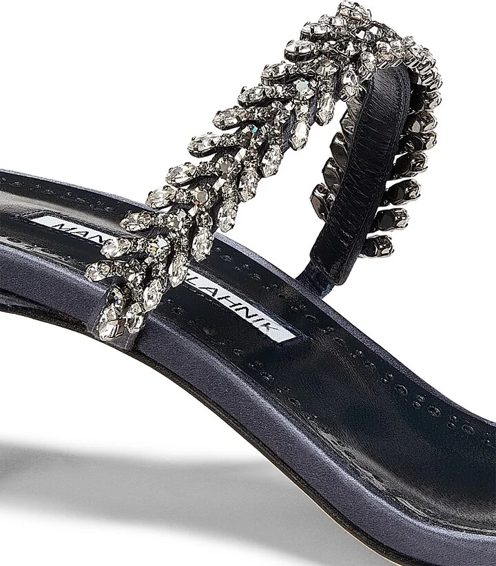 Women's Kifasan 50MM Mules - Navy - Size 12 - Image 5