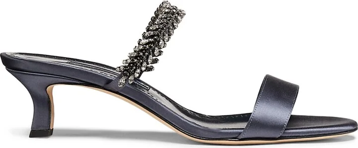 Women's Kifasan 50MM Mules - Navy - Size 12