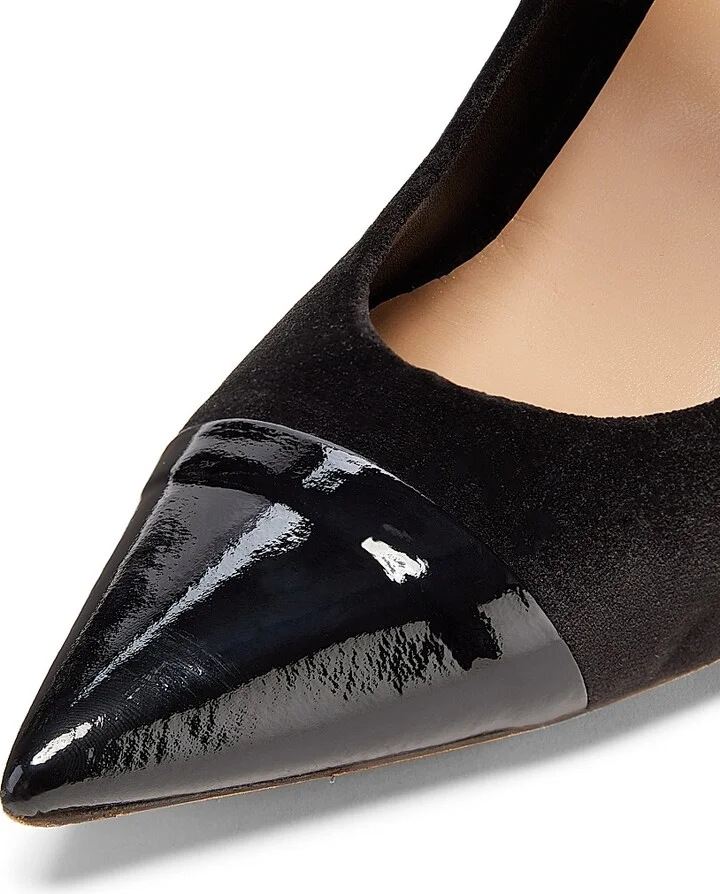 Women's Kiki Heel 100MM Buckle-Detail Pumps - Black - Size 5 - Image 5