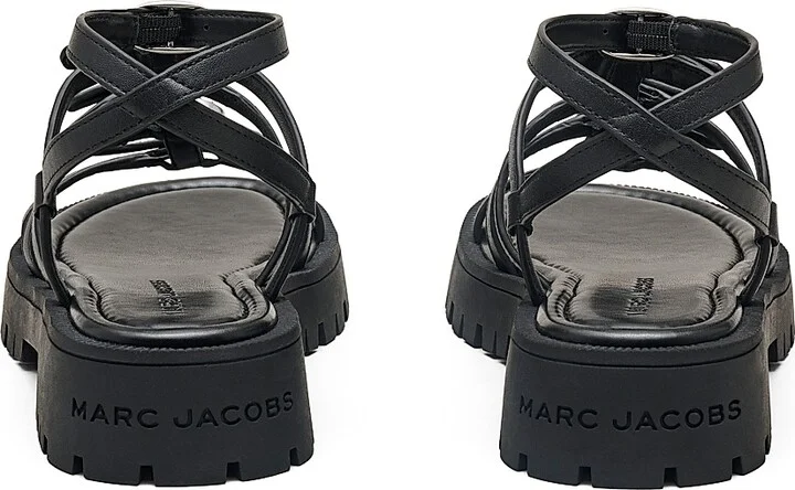 Women's Kiki Leather Gladiator Sandals - Black - Size 5 - Image 5
