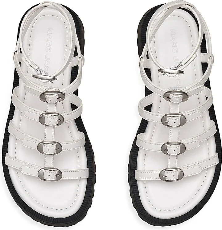 Women's Kiki Leather Gladiator Sandals - Black - Size 5 - Image 10