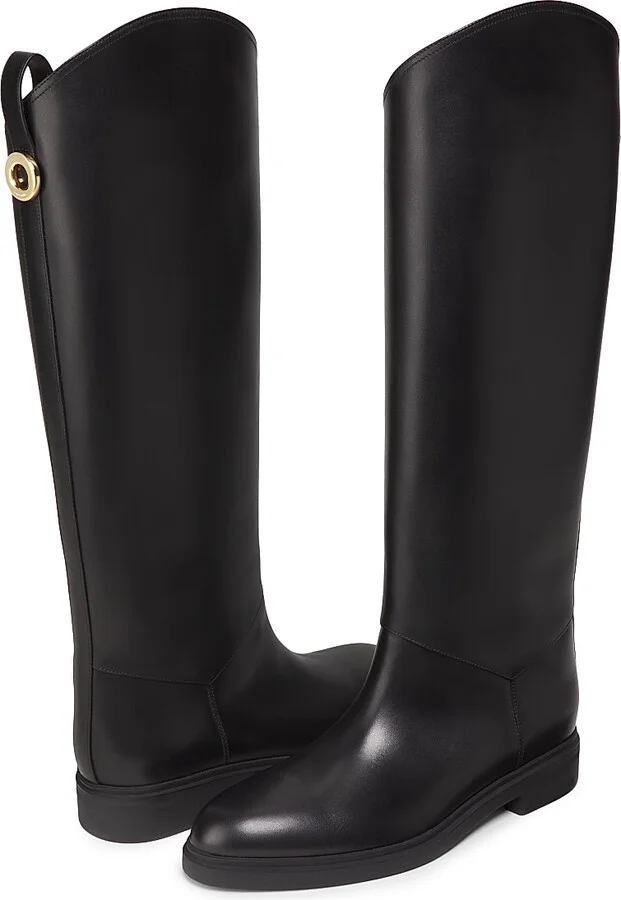 Women's Kilda Smooth Leather Boots - Black - Size 6 - Image 2