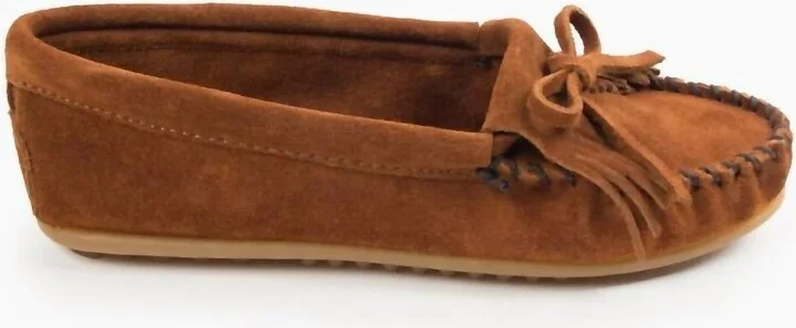 Women's Kilty Hardsole Moccasin In Brown