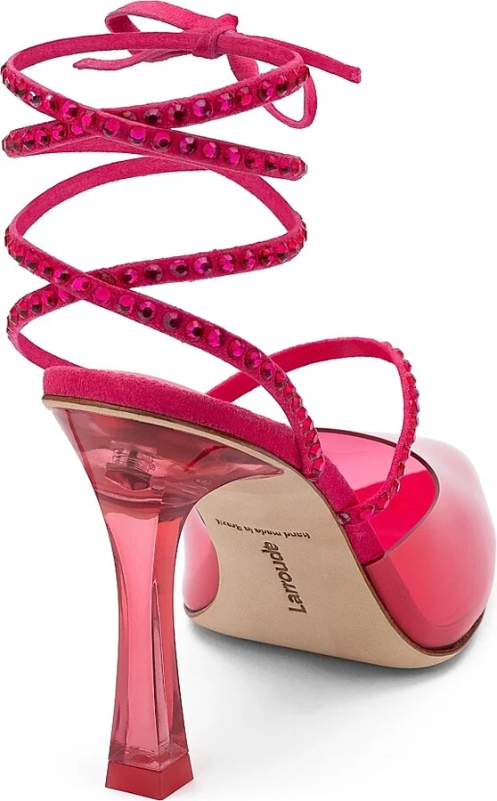 Women's Kim 95MM Wrap Pumps - Pink - Size 5 - Image 3