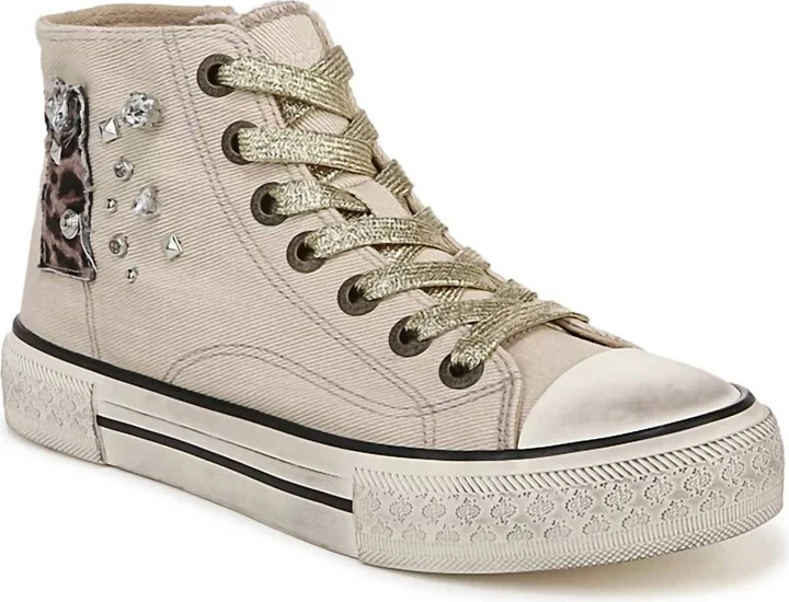 Women's Kimber Hi-Top Sneakers In Beige