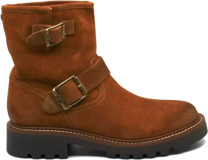 Women's Kinsley Boots In Amber Brown