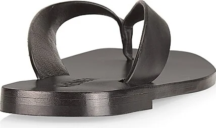 Women's Kinto Leather Flip-Flops - Black - Size 5 - Image 3