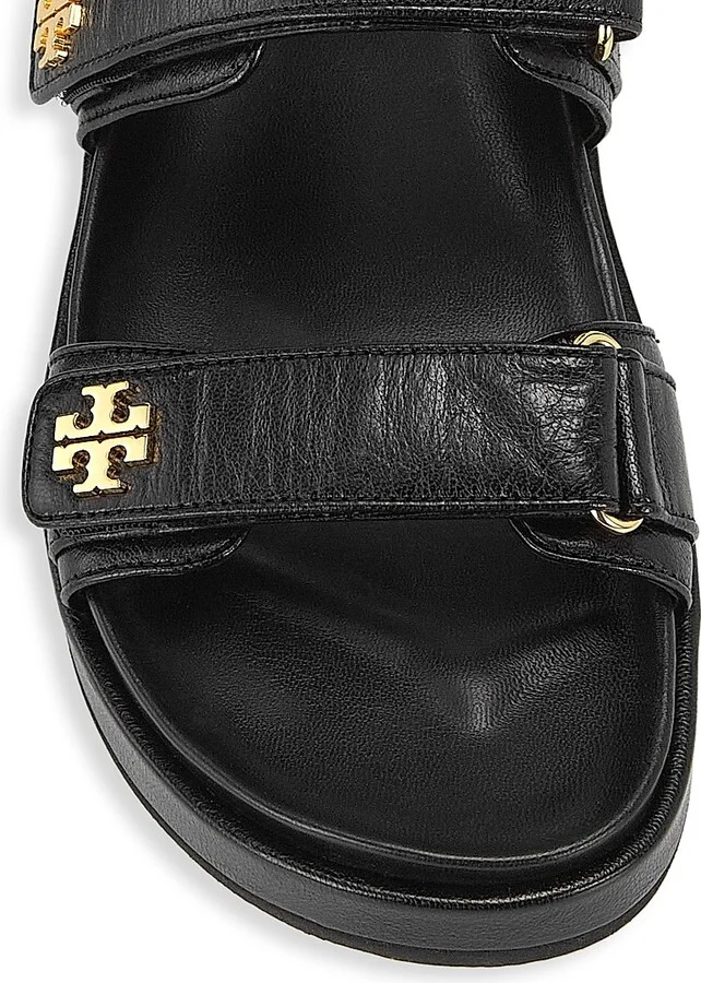 Women's Kira Sport Leather Sandals - Black - Size 10 - Image 4