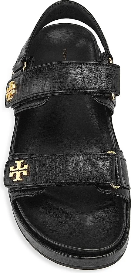 Women's Kira Sport Leather Sandals - Black - Size 10 - Image 5