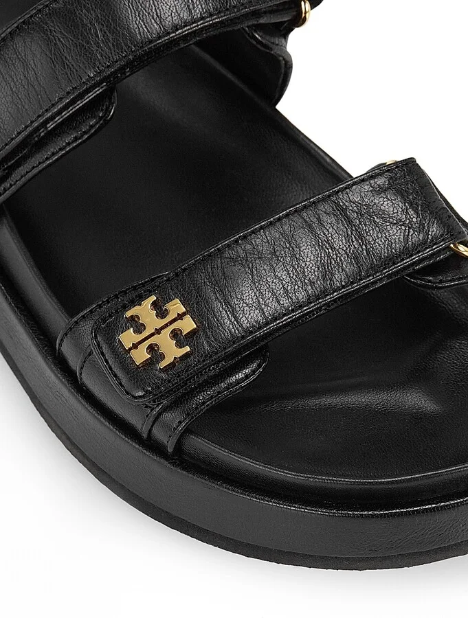 Women's Kira Sport Leather Sandals - Black - Size 10 - Image 6