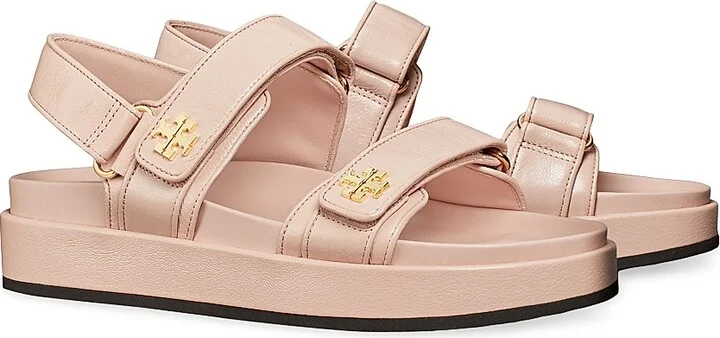 Women's Kira Sport Leather Sandals - Black - Size 10 - Image 11