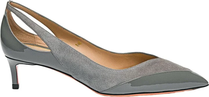Women's kitten heel pump