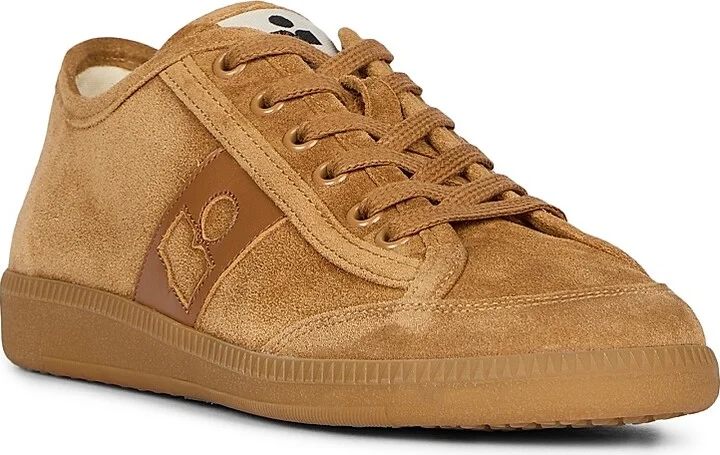 Women's Klyce Suede Low-Rise Sneakers - Cognac - Size 5 - Image 2