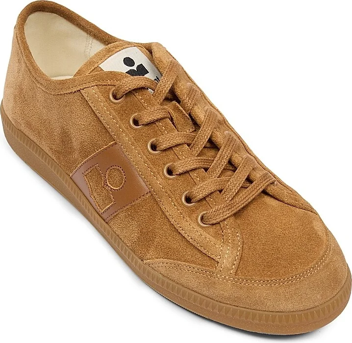 Women's Klyce Suede Low-Rise Sneakers - Cognac - Size 5 - Image 5