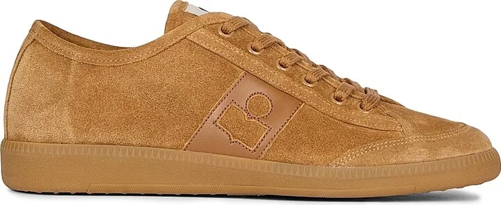 Women's Klyce Suede Low-Rise Sneakers - Cognac - Size 5