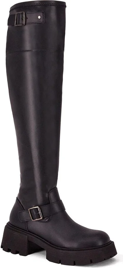 Women's Knee High Combat Boots