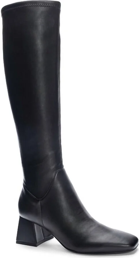 Women's Knee High Dario Boots In Black