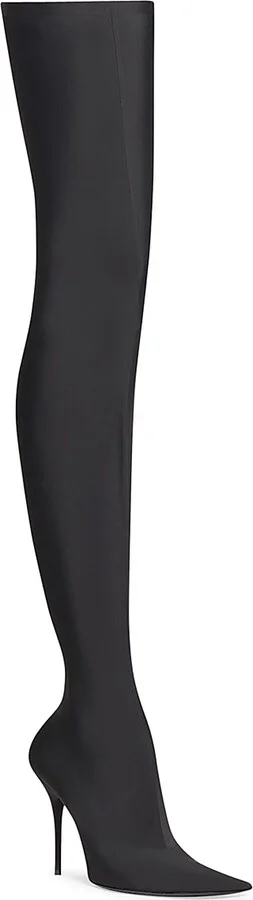 Women's Knife 110mm Over-The-Knee Boots - Black - Size 7 - Image 2