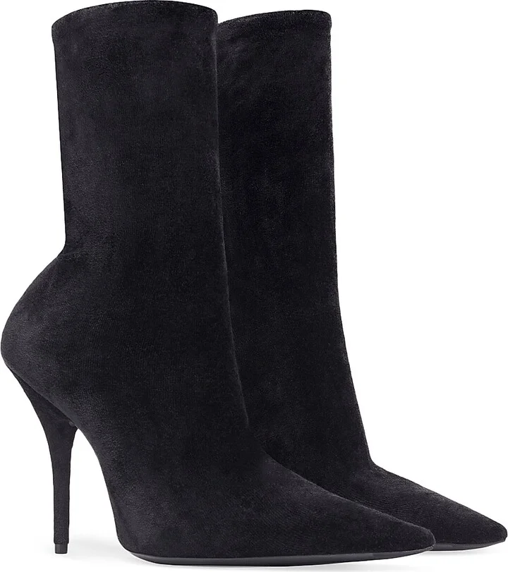 Women's Knife Booties 110MM - Black - Size 5 - Image 2