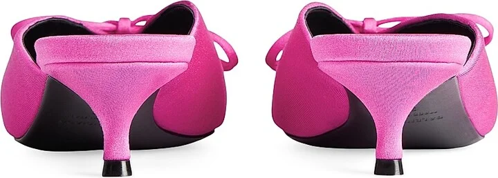 Women's Knife Bow 40MM Mules - Pink - Size 6 - Image 3