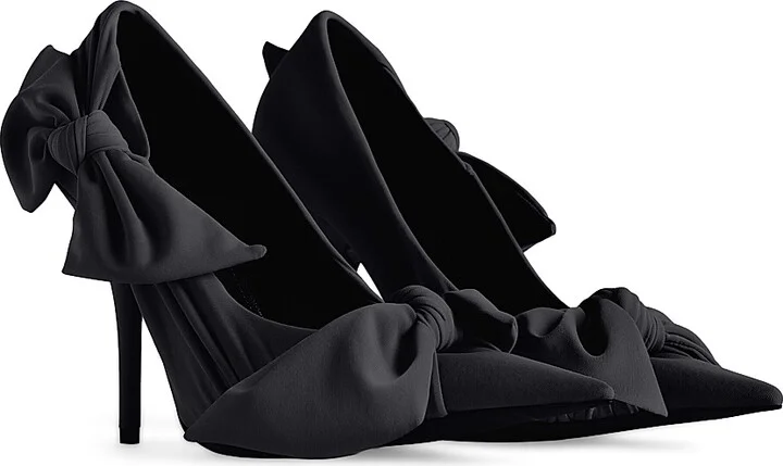 Women's Knife Knot 110MM Pumps - Black - Size 7 - Image 2