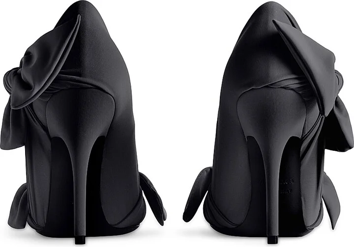 Women's Knife Knot 110MM Pumps - Black - Size 7 - Image 3