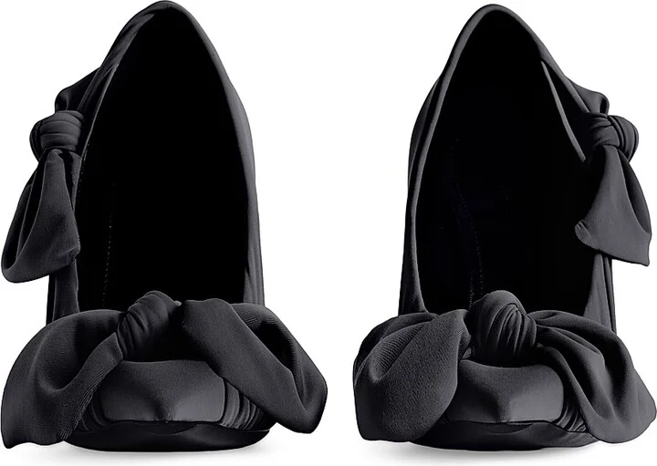 Women's Knife Knot 110MM Pumps - Black - Size 7 - Image 4
