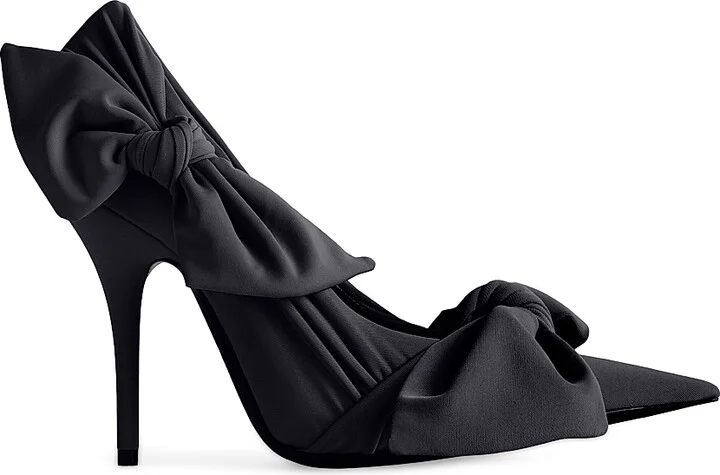 Women's Knife Knot 110MM Pumps - Black - Size 7
