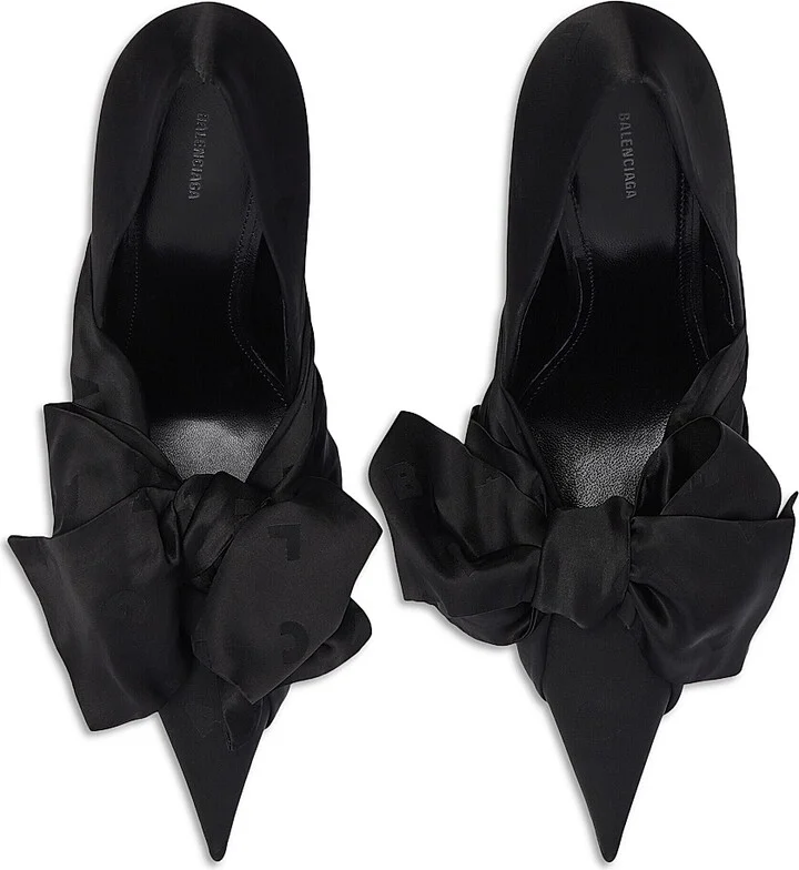 Women's Knife Lavalière 110MM Pumps - Black - Size 6 - Image 6