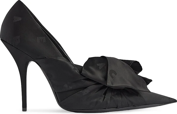 Women's Knife Lavalière 110MM Pumps - Black - Size 6