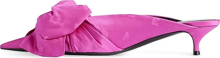Women's Knife Lavalière 40MM Mules - Dark Pink - Size 7 - Image 5