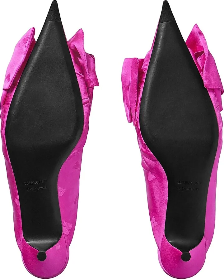 Women's Knife Lavalière 40MM Mules - Dark Pink - Size 7 - Image 7