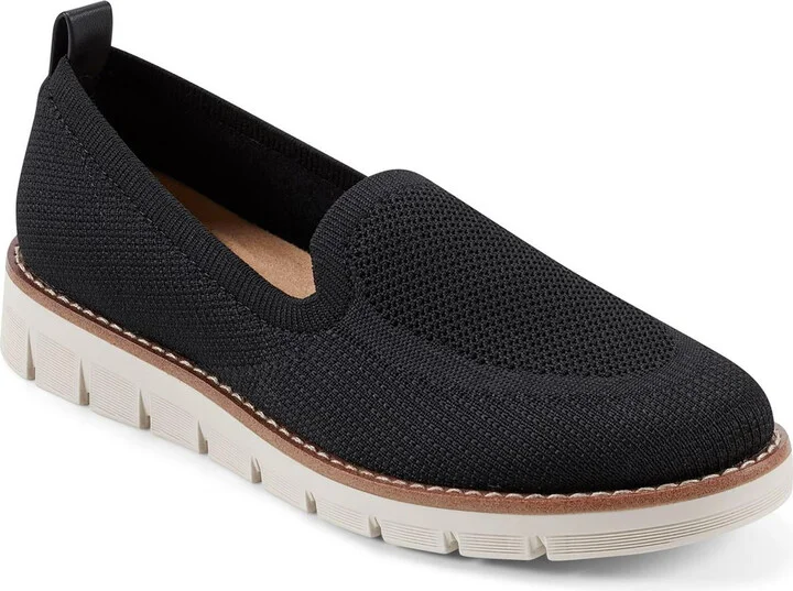 Womens Knit Slip On Boat Shoes