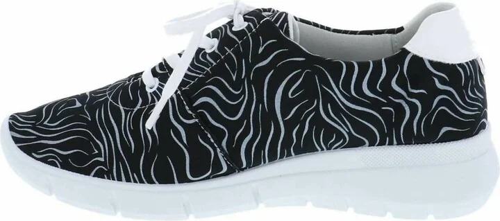 Women's L76 Lightweight Lace-Up Sneaker In Black, White