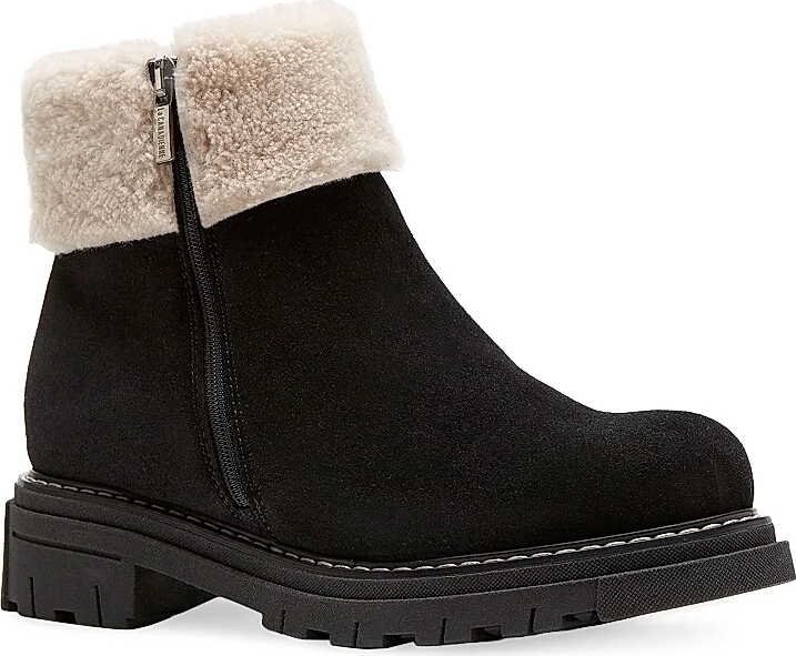 Women's La Canadienne Suede Ankle Boots - Black - Size 5 - Image 2