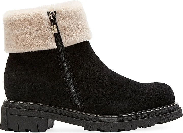 Women's La Canadienne Suede Ankle Boots - Black - Size 5