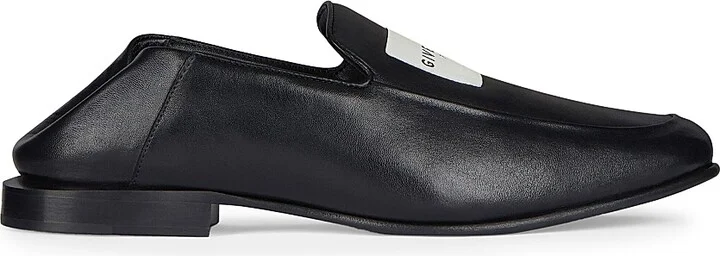 Women's Label Loafers in Leather - Black - Size 5