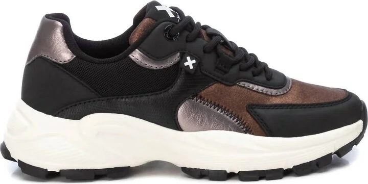 Women's Lace Closure Sneakers In Lead