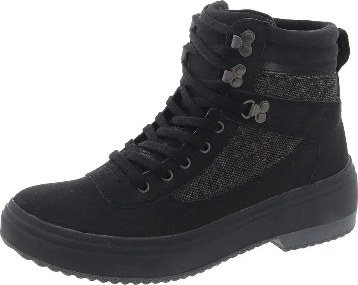 Womens Lace-Up Ankle Boots