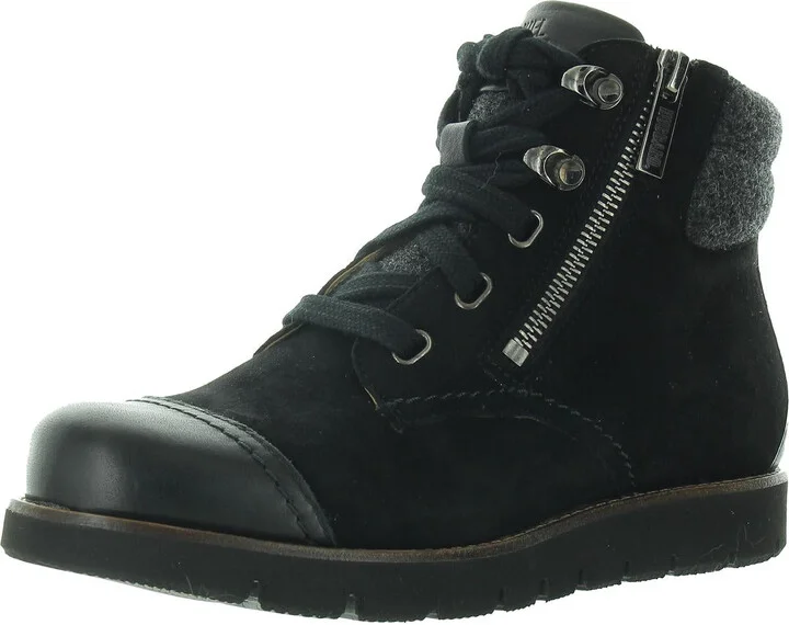 Womens Lace-Up Leather Shooties