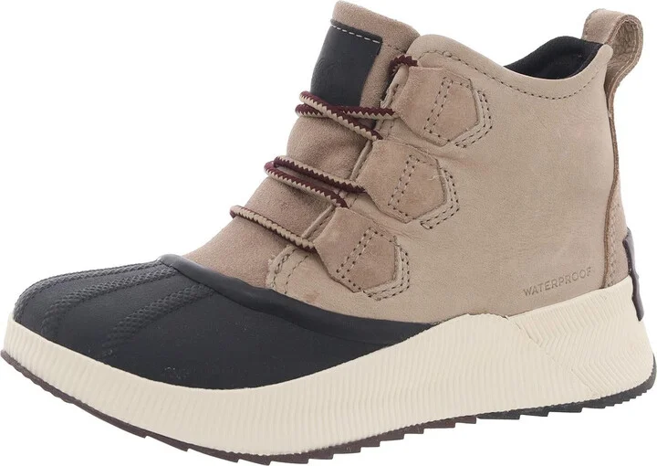 Womens Lace-Up Man Made Winter & Snow Boots