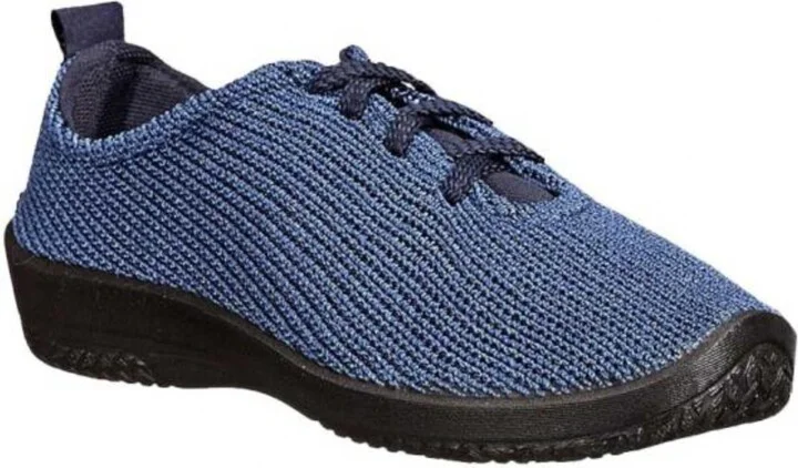 Women's Lace-Up Shoe In Denim