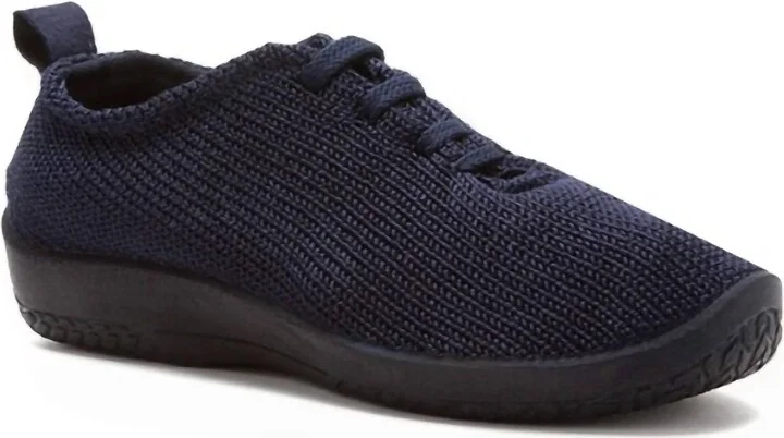 Women's Lace-Up Shoe In Navy