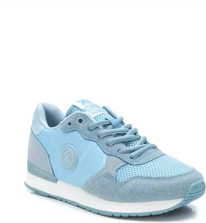 Women's Lace-Up Sneakers In Light/pastel Blue