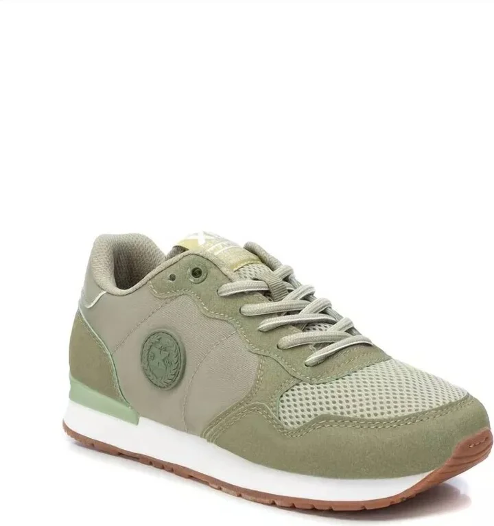 Women's Lace-Up Sneakers In Open Green