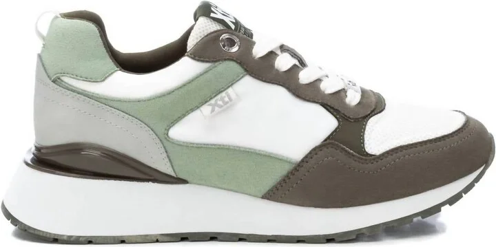 Women's Lace-Up Sneakers In Open Green