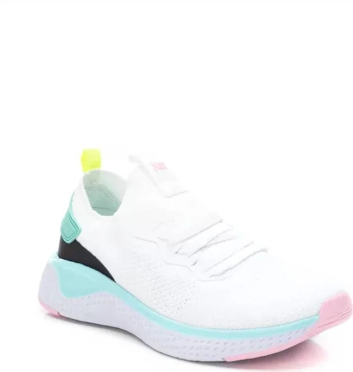 Women's Lace-Up Sneakers In White