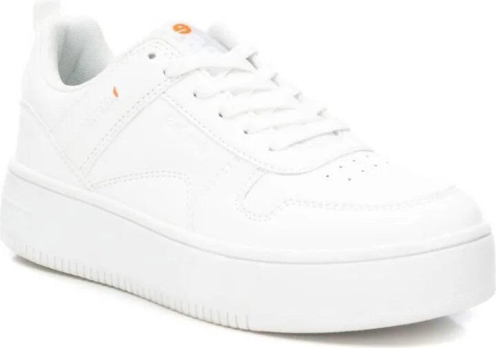 Women's Lace-Up Sneakers In White