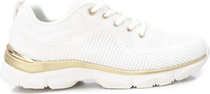 Women's Lace-Up Sneakers In White